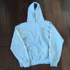 Blue Hoodie w/ Minimal Design